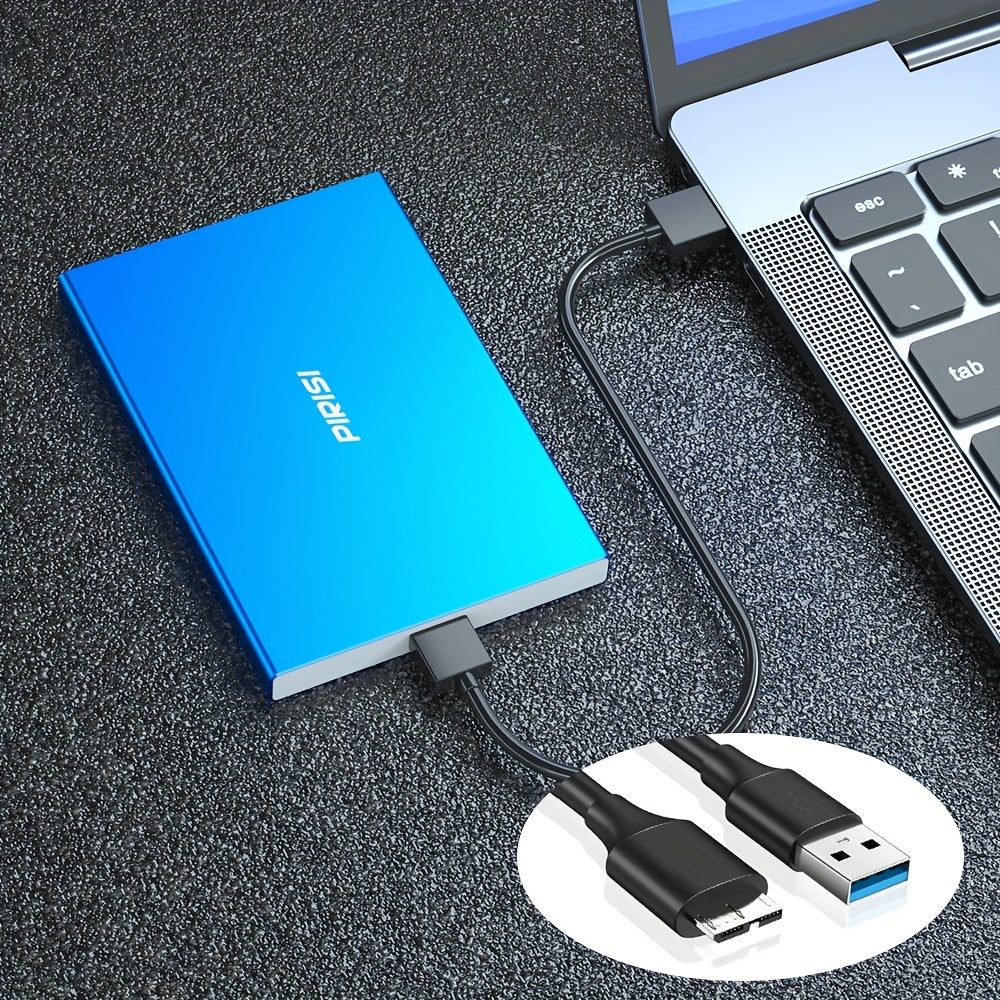 Pet Photo And Video Storage PIRISI Portable Hard Drive 2.5-Inch 500GB External Storage Device, USB 3.0 Interface, Plug And Play, NTFS File System, Multiple Colors Available