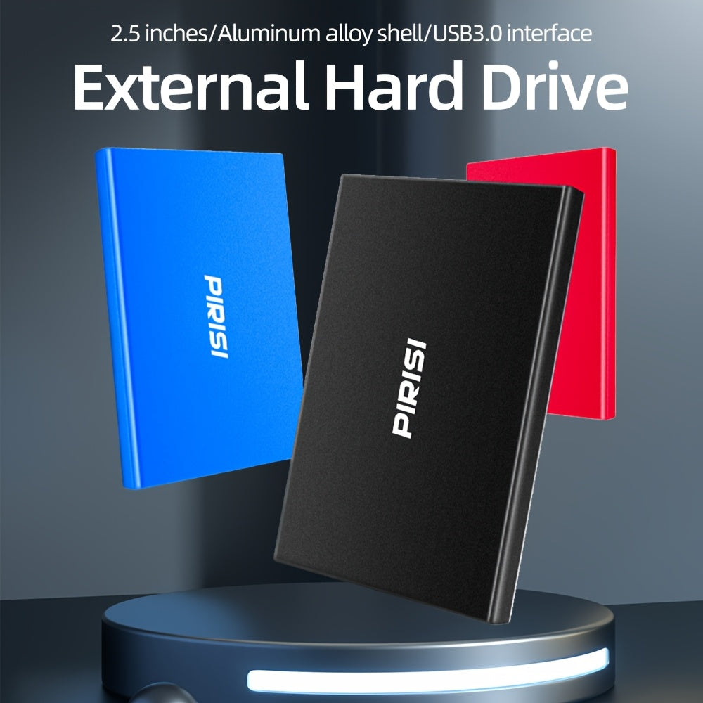 Pet Photo And Video Storage PIRISI Portable Hard Drive 2.5-Inch 500GB External Storage Device, USB 3.0 Interface, Plug And Play, NTFS File System, Multiple Colors Available