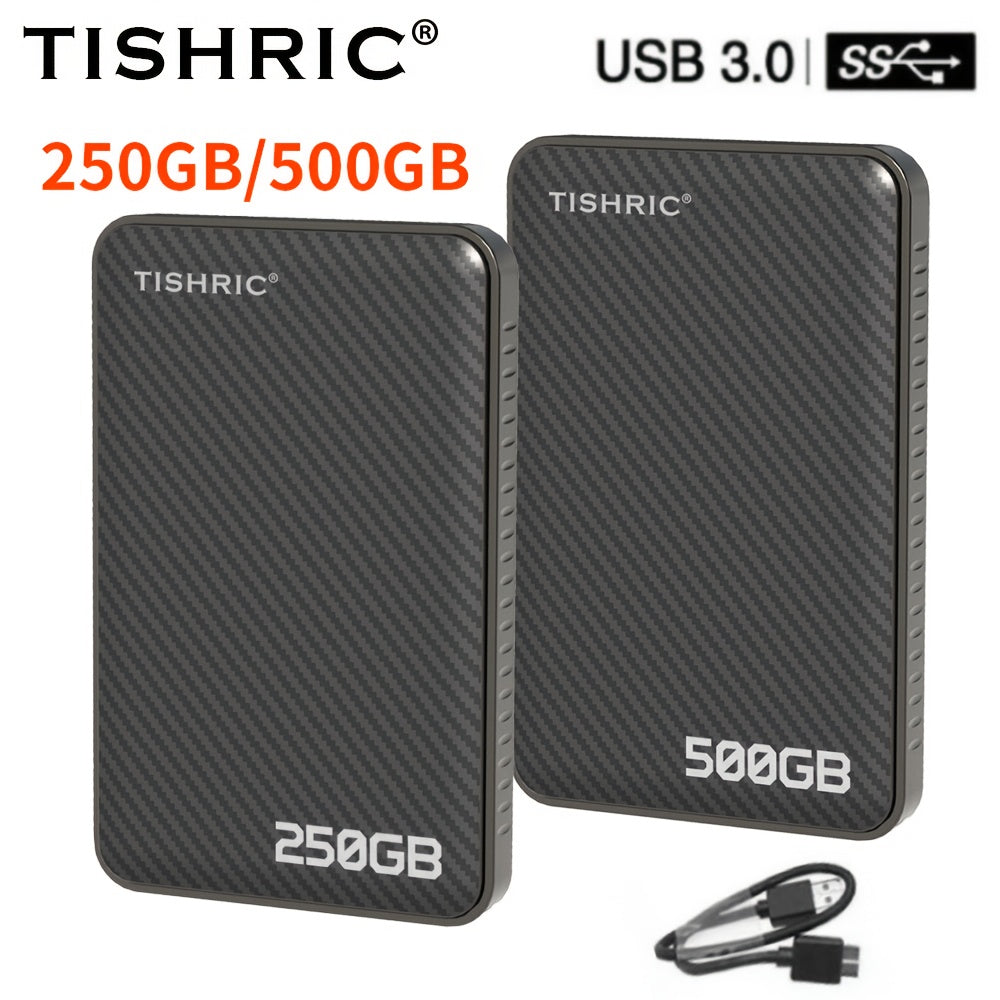TISHRIC USB 3.0 Flash Drive 2.5-Inch HDD Enclosure 2.5-Inch Mechanical Portable Hard Disk 250GB Hard Disk 500GB Mobile Solid State