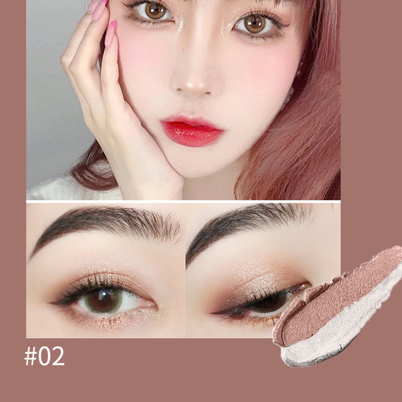 😍6Pack Dual-color eyeshadow stick-brightens the eyes for a natural and long-lasting look.