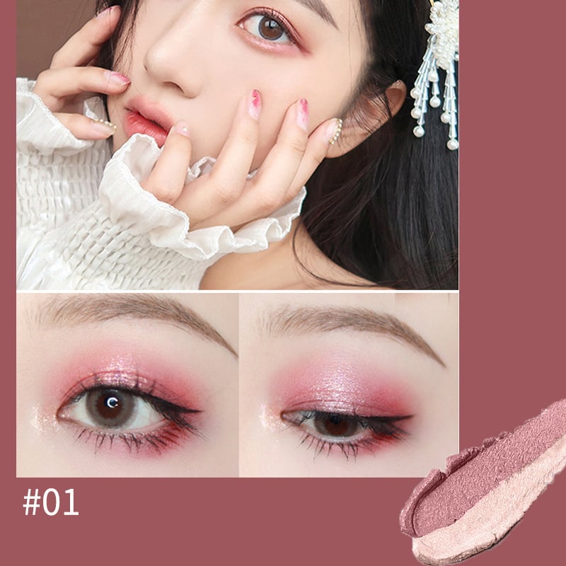 😍6Pack Dual-color eyeshadow stick-brightens the eyes for a natural and long-lasting look.