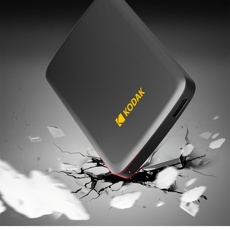 KODAK HDD 1TB Portable External Hard Drive HDD, 500GB Large Storage Mechanical Hard Drive Plug And Play USB 3. 0 for PC Mac Laptop PS4 Xbox Xbox Quick Save Fast Transmission