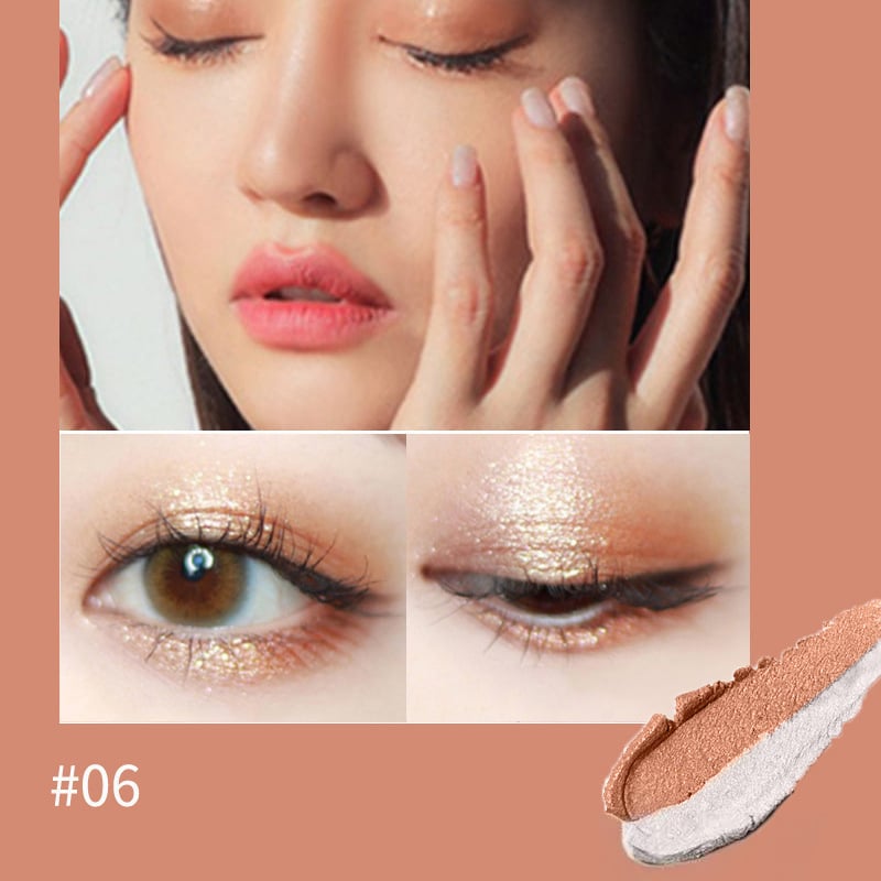 😍6Pack Dual-color eyeshadow stick-brightens the eyes for a natural and long-lasting look.
