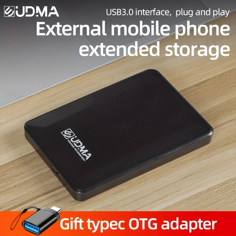 Portable External Expansion Storage for Type-C Interface Smartphones, for Saving Photos and Video Files, 320GB\u002F500GB\u002F1TB Capacity, OTG Adapter, Plug and Play