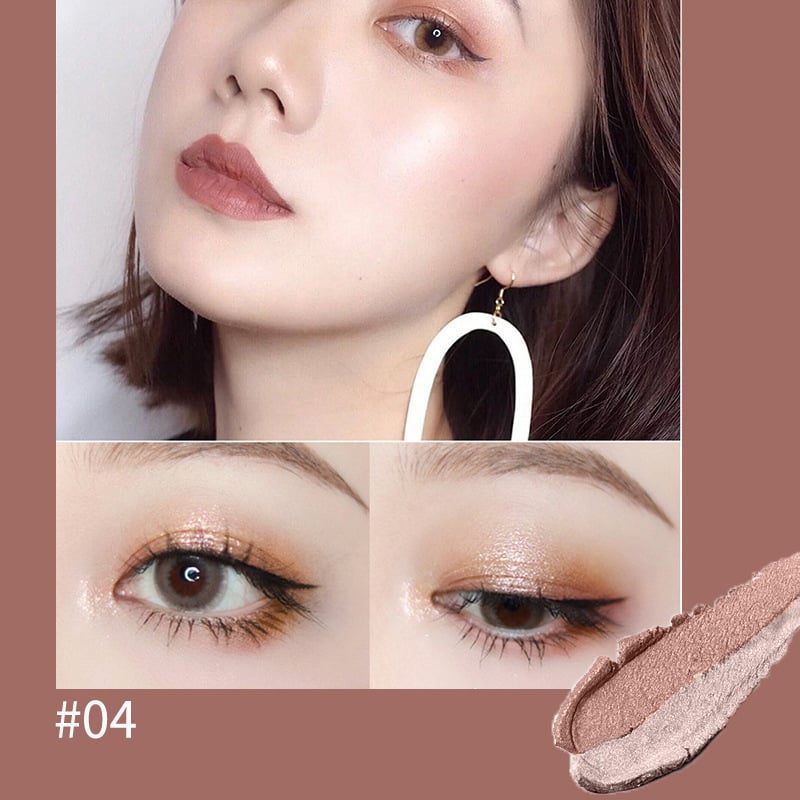 😍6Pack Dual-color eyeshadow stick-brightens the eyes for a natural and long-lasting look.