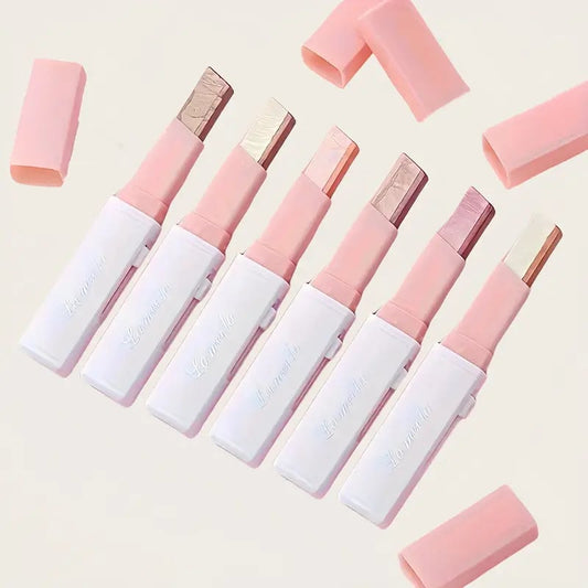 😍6Pack Dual-color eyeshadow stick-brightens the eyes for a natural and long-lasting look.