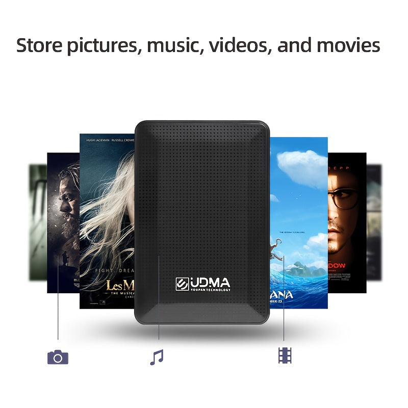 Portable External Expansion Storage for Type-C Interface Smartphones, for Saving Photos and Video Files, 320GB\u002F500GB\u002F1TB Capacity, OTG Adapter, Plug and Play
