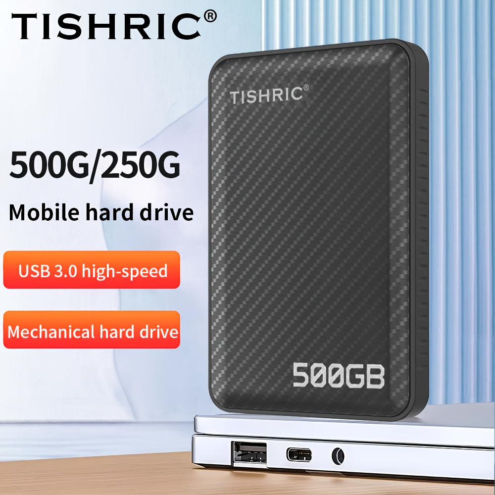TISHRIC USB 3.0 Flash Drive 2.5-Inch HDD Enclosure 2.5-Inch Mechanical Portable Hard Disk 250GB Hard Disk 500GB Mobile Solid State